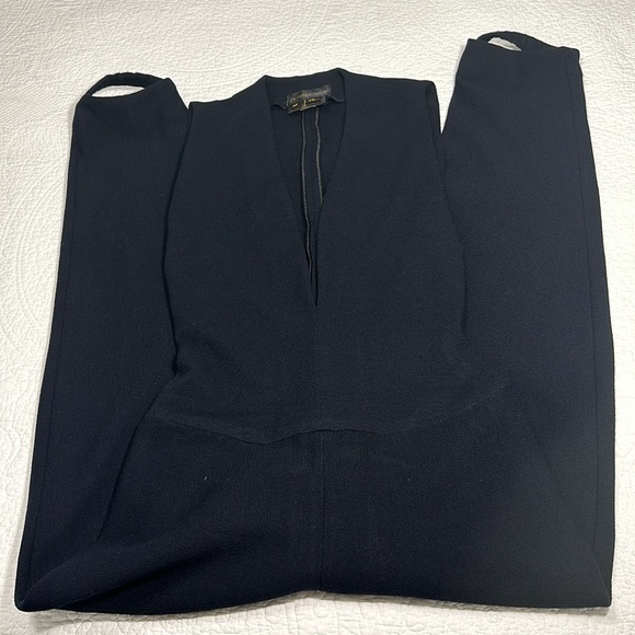 Donna Karan Sleeveless Wool Jumpsuit - Picture 8 of 10